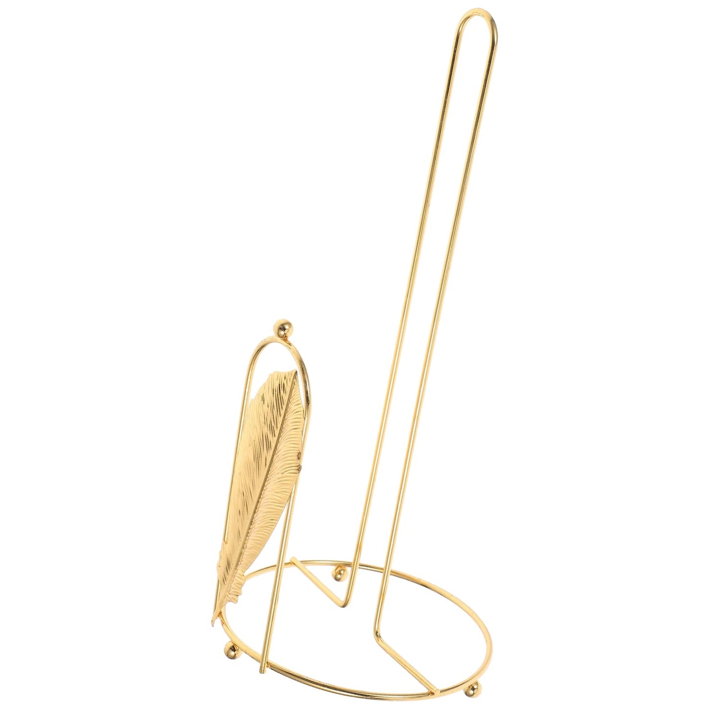 Stainless Steel Tissue Roll Holder-Feathers Tissue Box Apricot