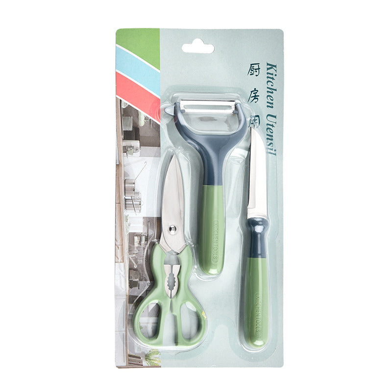 3 PCs Knife Set(SA2408-104) Apricot