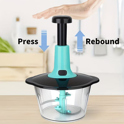 1pc Multifunctional Vegetable Chopper (SA2510-009) Spice and sugar Jar Apricot