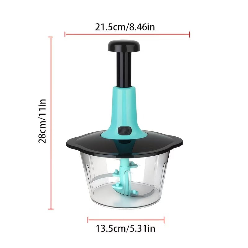 1pc Multifunctional Vegetable Chopper (SA2510-009) Spice and sugar Jar Apricot