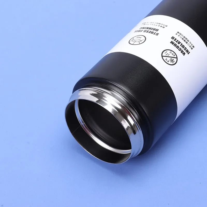 Double-Wall Stainless Steel Insulated Water Bottle(SA2408-225)-Black Apricot