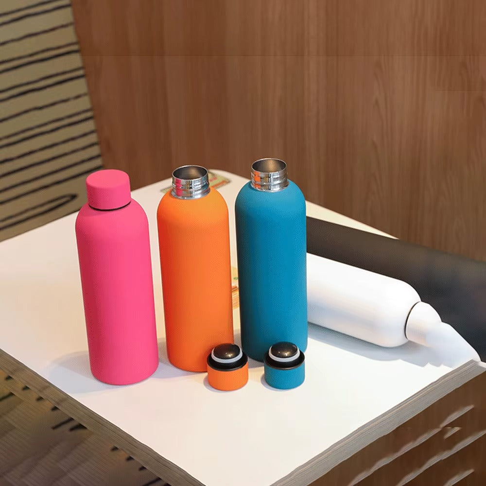 Stainless Steel Insulated Water Bottle(SA2408-224)-Black Apricot