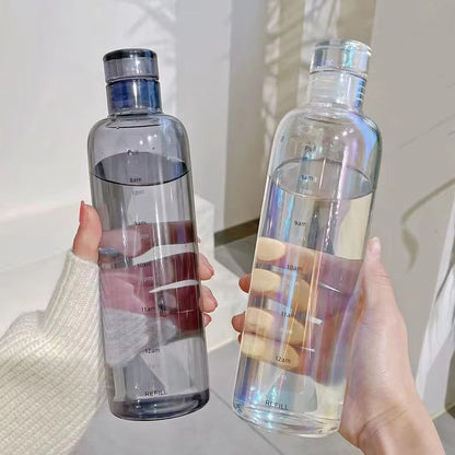 Water bottle with Time Marker Cover (SA2408-169) Apricot