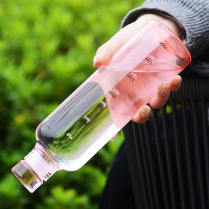 Water bottle with Time Marker Cover (SA2408-169) Apricot