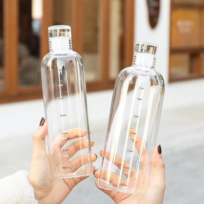 Water bottle with Time Marker Cover (SA2408-169) Apricot White