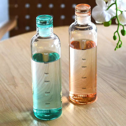Water bottle with Time Marker Cover (SA2408-169) Apricot