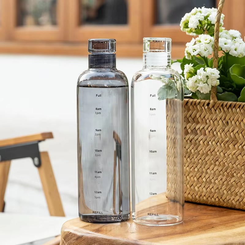 Water bottle with Time Marker Cover (SA2408-169) Apricot
