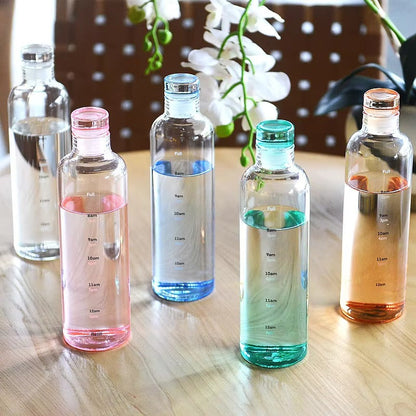 Water bottle with Time Marker Cover (SA2408-169) Apricot