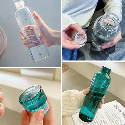Water bottle with Time Marker Cover (SA2408-169) Apricot