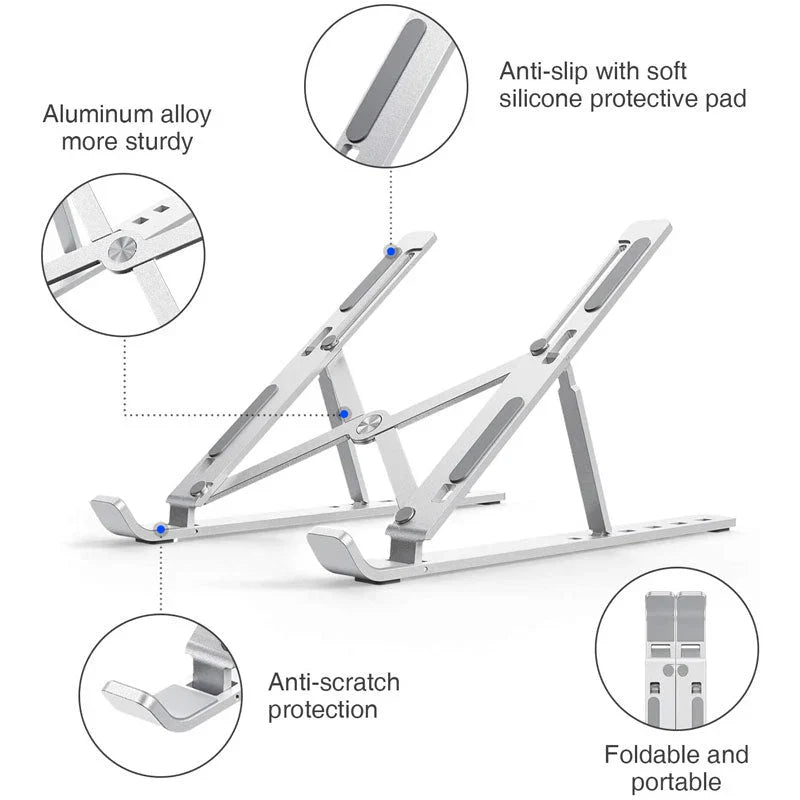 Laptop Stand Creative Folding Storage Bracket (SA2510-062) Laptop Bag Apricot