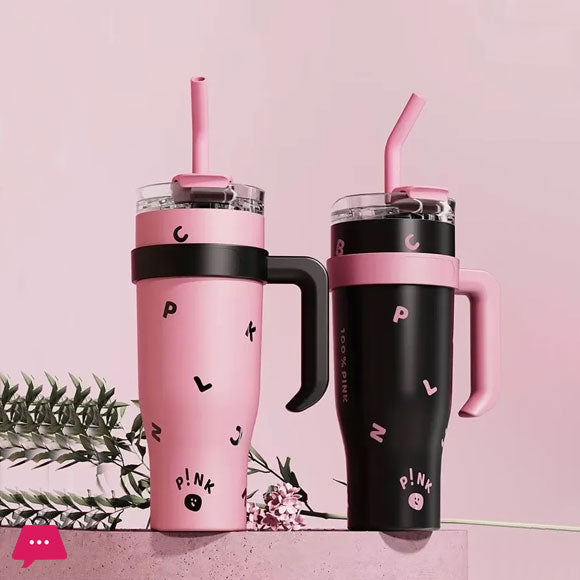 Stanley Tumbler 40 OZ- 1200ML SA2607-18 Pink Tumbler Apricot